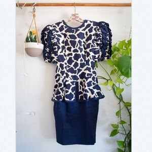 VINTAGE Julie Duroche for After Five 80's Dress